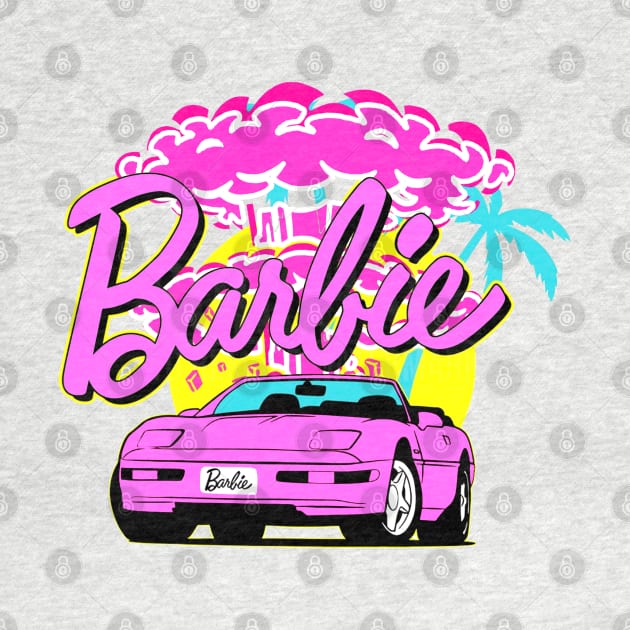 Sport Car Barbie Retro by GENERATION KTR